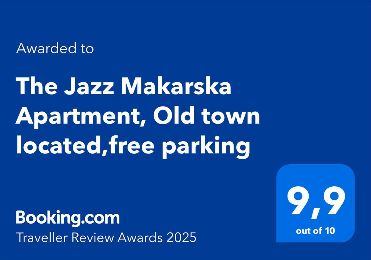 The Jazz Makarska Apartment, Old Town Located,Free Parking Dış mekan fotoğraf